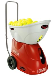 A tennis ball machine 